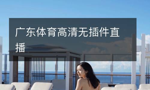 廣東體育高清無(wú)插件直播